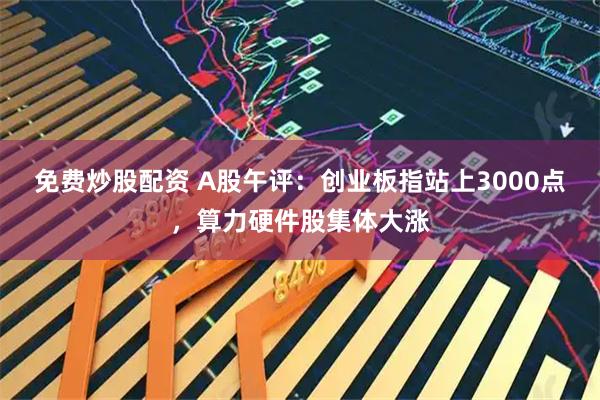 免费炒股配资 A股午评：创业板指站上3000点，算力硬件股集体大涨