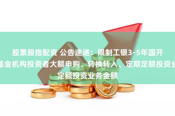 股票股指配资 公告速递：限制工银3-5年国开债指数基金机构投资者大额申购、转换转入、定期定额投资业务金额
